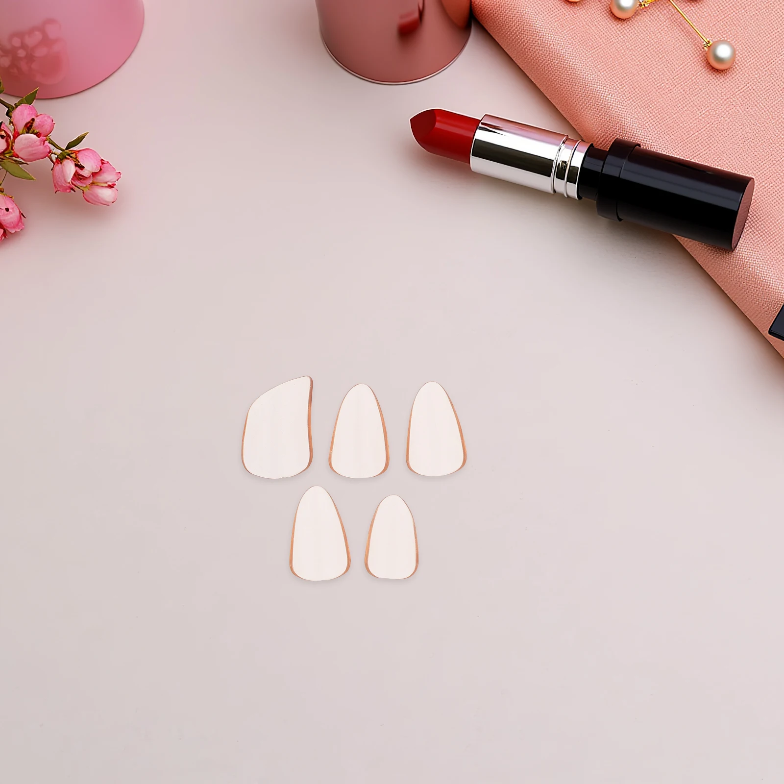 

5pcs Pipa Nails Professional Fake Nails For Guzheng Lute String Instrument Finger Picks Orange Durable Lightweight Portable Nail