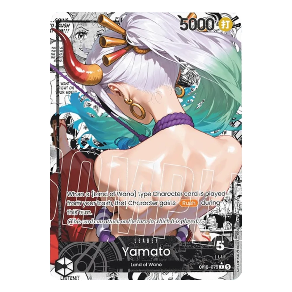 One Piece TCG Karten Anime-Spiel Imu Enel Teach Nami Yamato etc. DIY Benutzerdefinierte Hobby-Sammelkarten Brettspiel Leader-Karten Holografisch – Detail 5