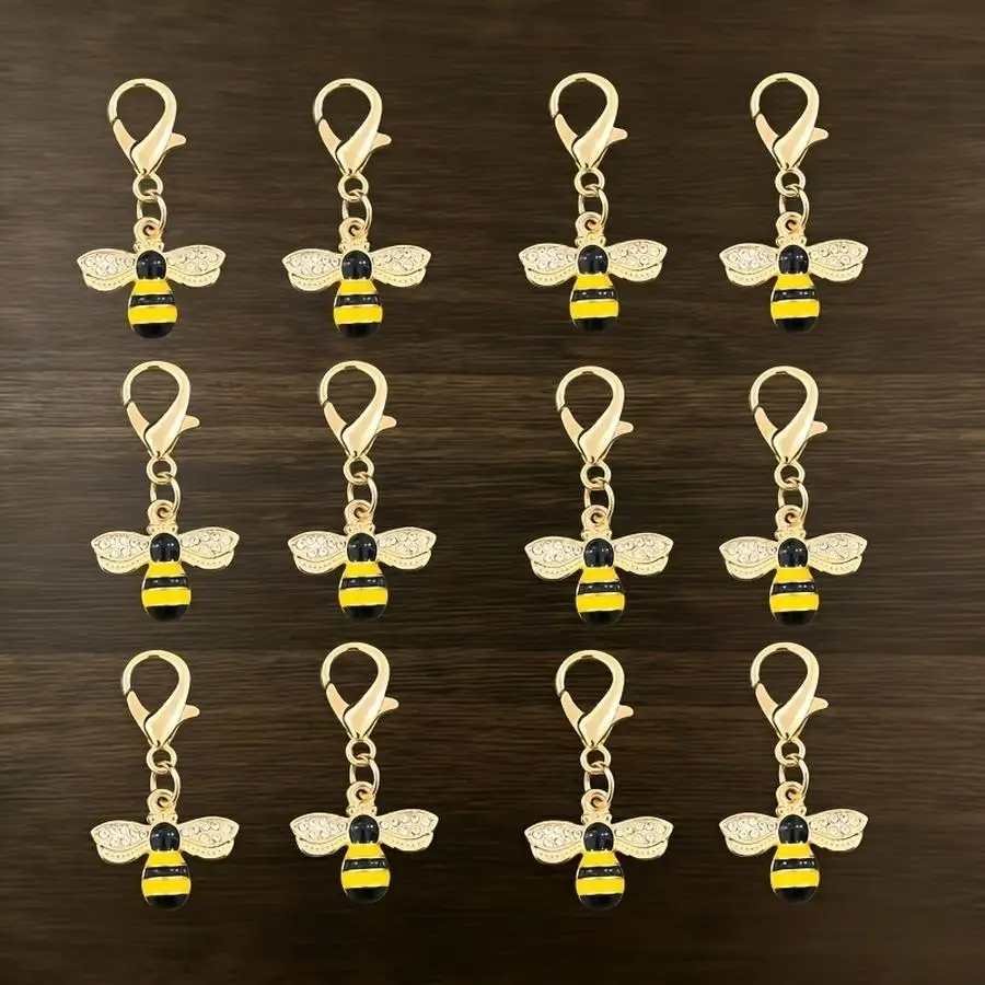 1/5/10/20/50/100pcs Bee Keychain, Perfect Fashion Gift for Best Friends And Family, Encouragement Gift, Fun Gift for Bee Lovers,