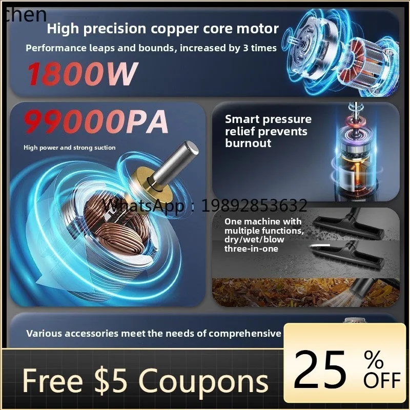 

ABB Industrial Vacuum Cleaner High Power Vacuum Cleaner Workshop Cleaning Vacuum Cleaner