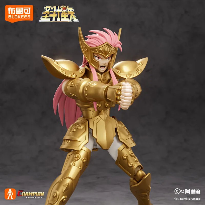 BLOKEES Original or Saint Seiya sagittaire CYGNUS AQUARIUS CAMUS HYOGA Aiolos Pegasus champion classe figurine modèle jouets