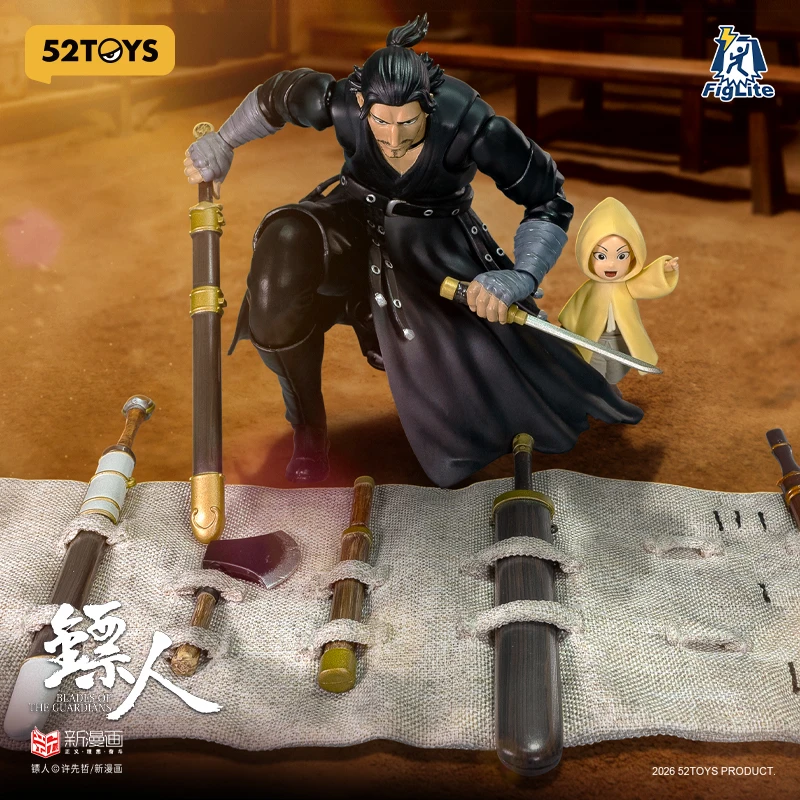 

52TOYS FigLite Blades Of The Guardians Daoma 1/12 Scale Male Soldier Anime 6Inch Action Figure Doll Collection