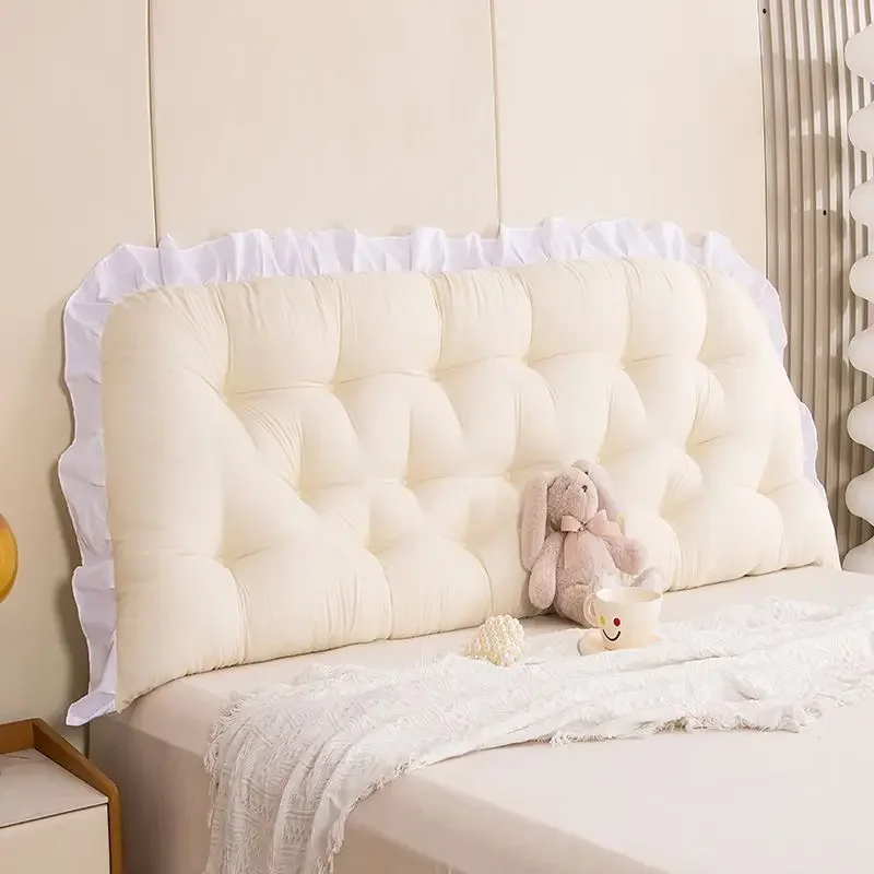 Headboard Cushion Backrest Tatami - 1 Stück Prinzessinnen-Stil Schlafsaal-Rückenkissen Universelles Anti-Kollisions-Bettdekorations-Rückenkissen