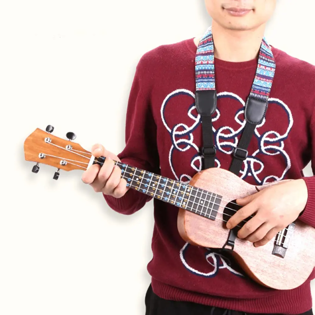

4Sheets Ukulele Stickers Note Stickers for Beginner Guitar Fretboard Learning Aids PVC Introductory Fingerboard Sticker