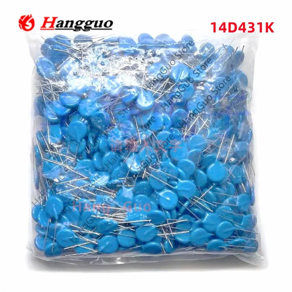 

20-100pcs/Lot 14D431K 14D-431K DIP-2 430V accuracy ±10% varistor