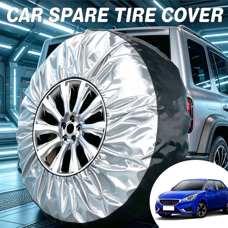 

For MG 3 4 5 6 7 ZS HS ONE ES5 Cyberster GT GS RX5 RX8 4PCS Car Tire Cover Spare Wheel Dustproof Protector