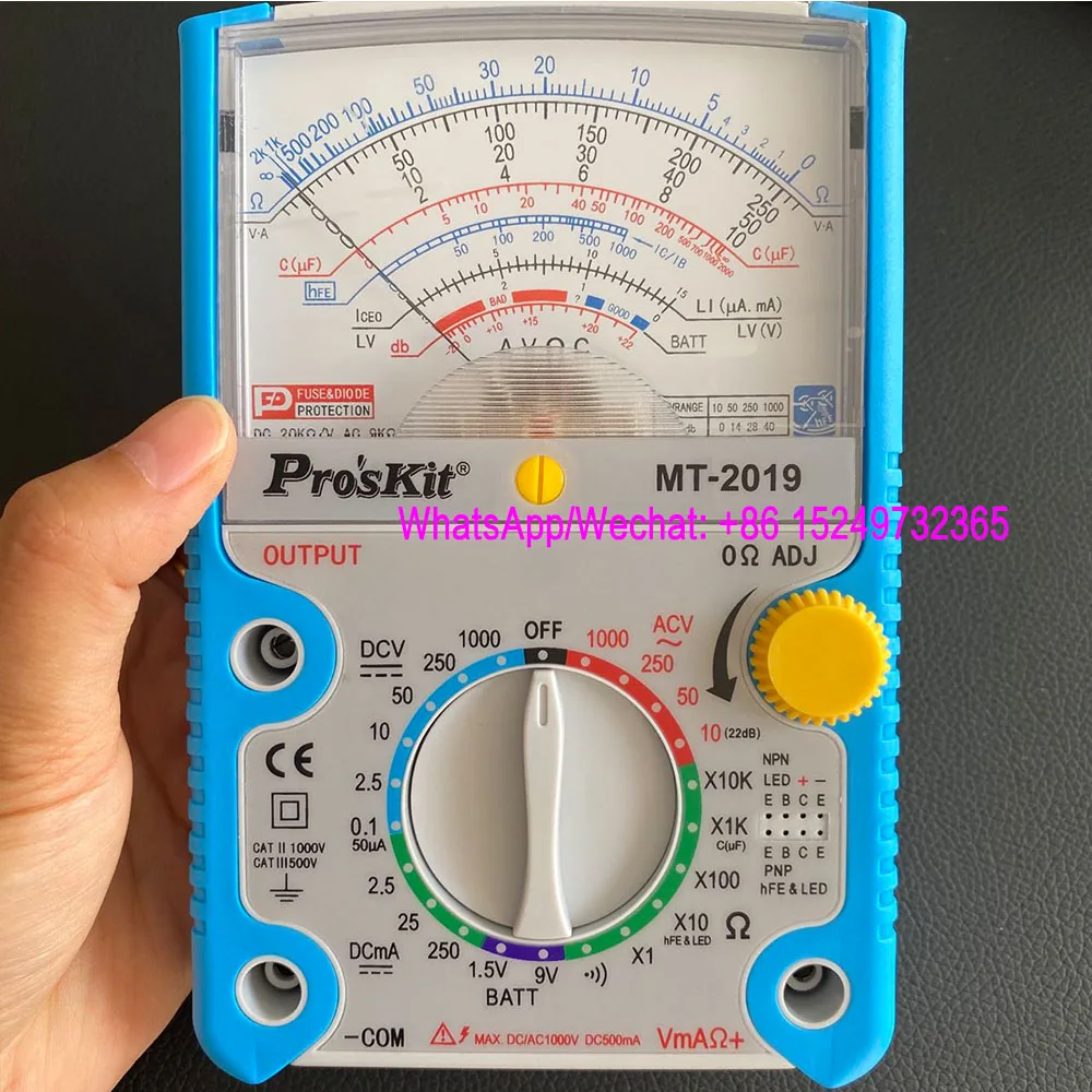 Pointer-multímetro MT-2017N de alta precisión, kit de prótesis, puntero mecánico antiquemaduras, portátil, Universal, Meter26-Speed