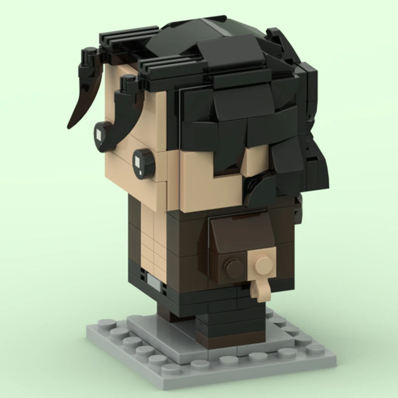 

151 шт. MOC Eren Jaeger атакует на титанах Brickheadz образование собрать строительные блоки Рождественский подарок игрушки