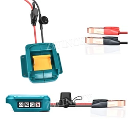 Battery Adapter Converter For Makita 18V Li-ion Battery Jump Starter Automotive Booster Cable Power Tool DIY Car Jumper Cables