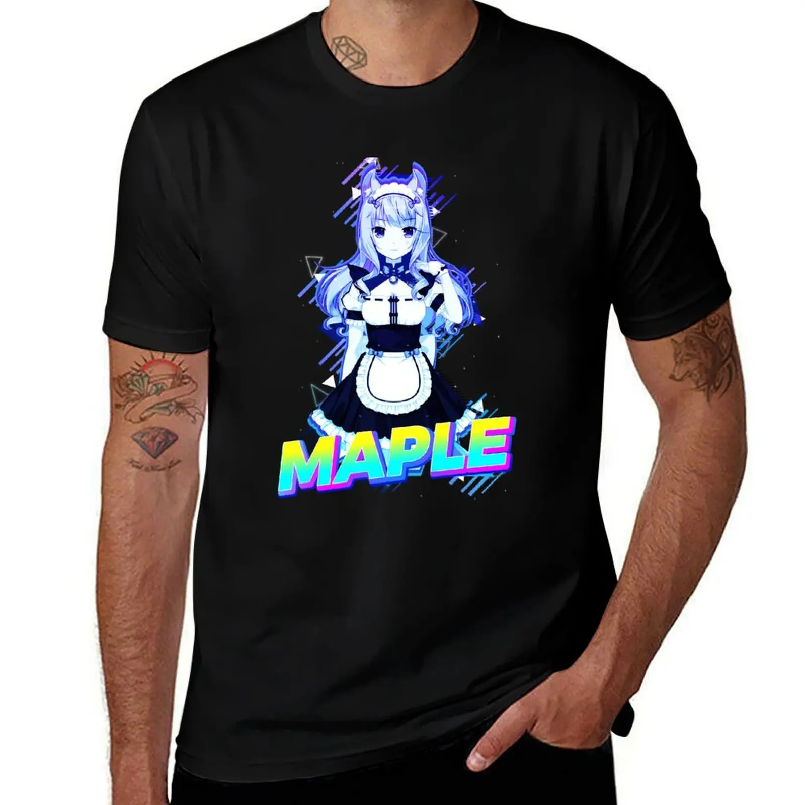 

Maple Nekopara T-Shirt Plus Size Loose Fit T-Shirt