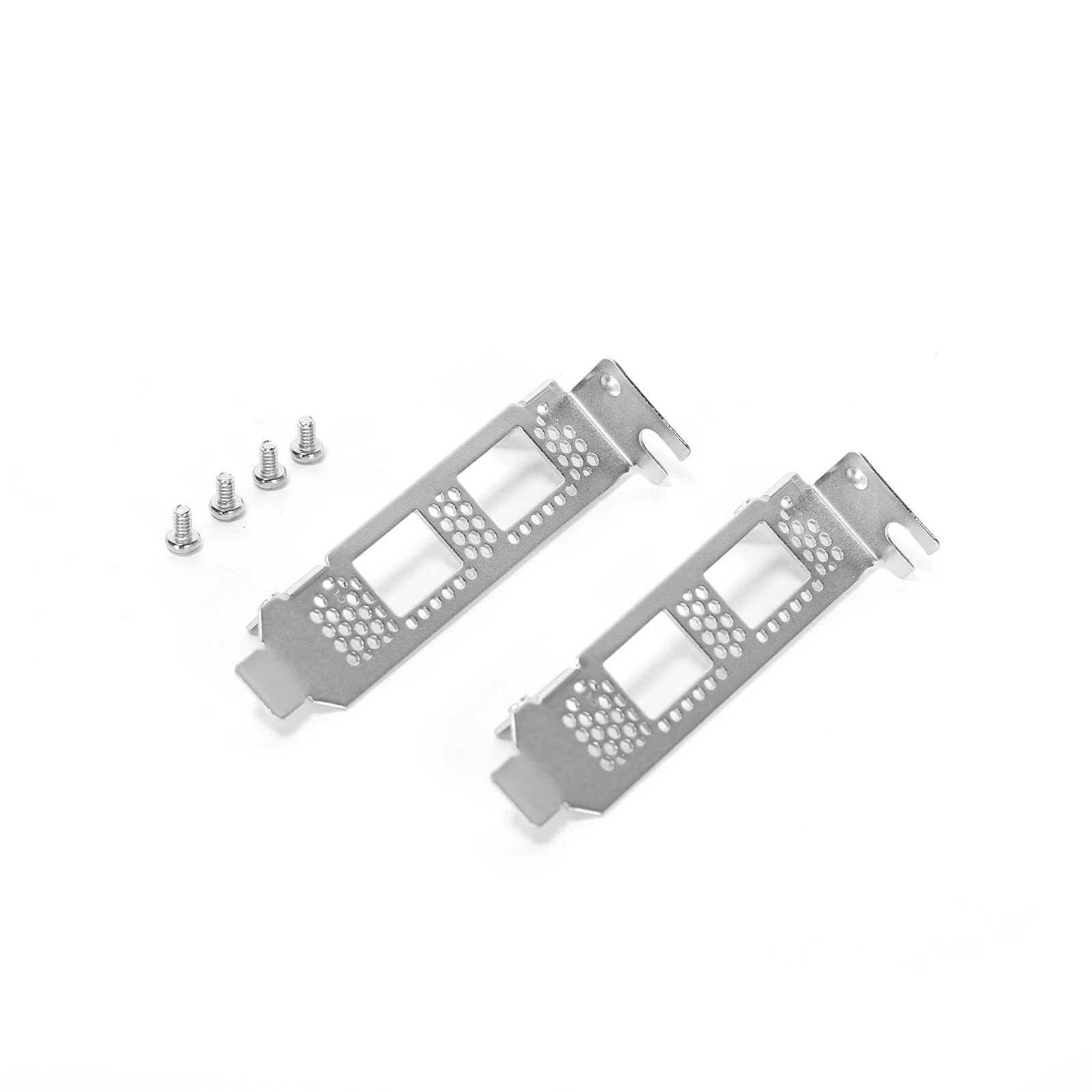 Ruimou 2Pcs Low-Profile Network Card Bracket (With Screws) Compatible With Mellanox MCX4121A-ACAT XCAT MCX512A CX4121A