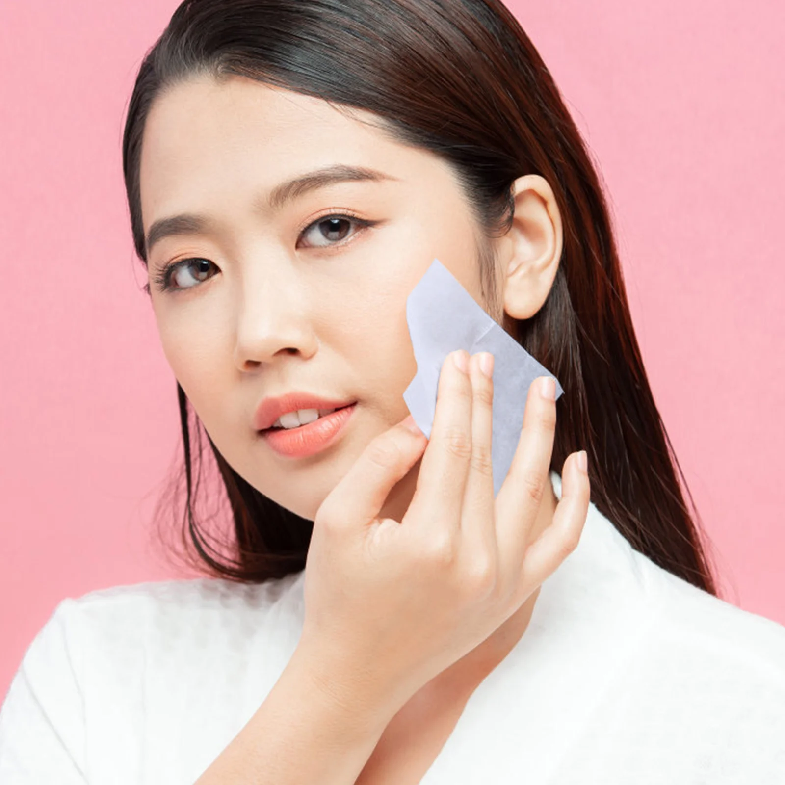 300 قطعة من أوراق نشاف زيت الوجه تمتص فوريًا زيت الوجه الزائد النظيف الطازج المحمول لورق الوجه للبشرة الدهنية