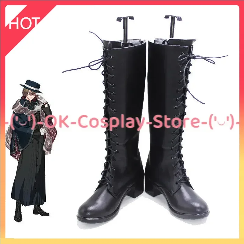 Zapatos de cuero sintético para Cosplay, botas hechas a medida para Halloween, Mahoutsukai No Yakusoku