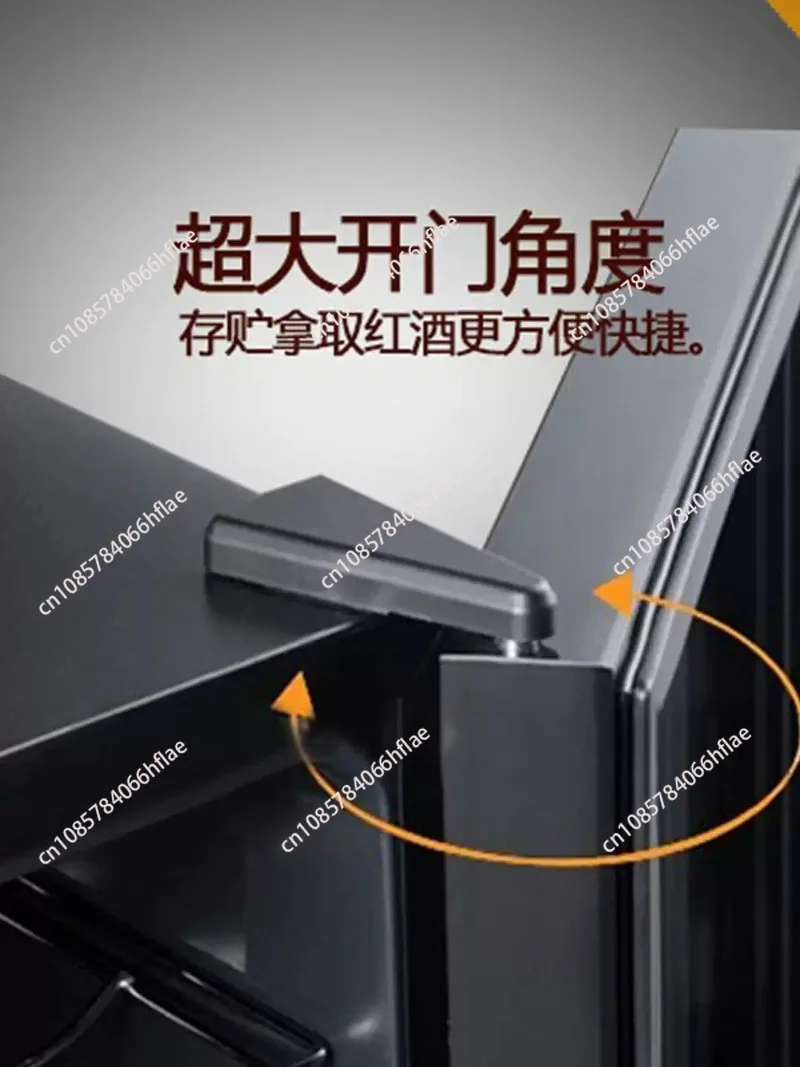 Modern Slim Horizontal Built-In Compressor Wine Fridge, Under Counter Wine Refrigerator for Home Kitchen