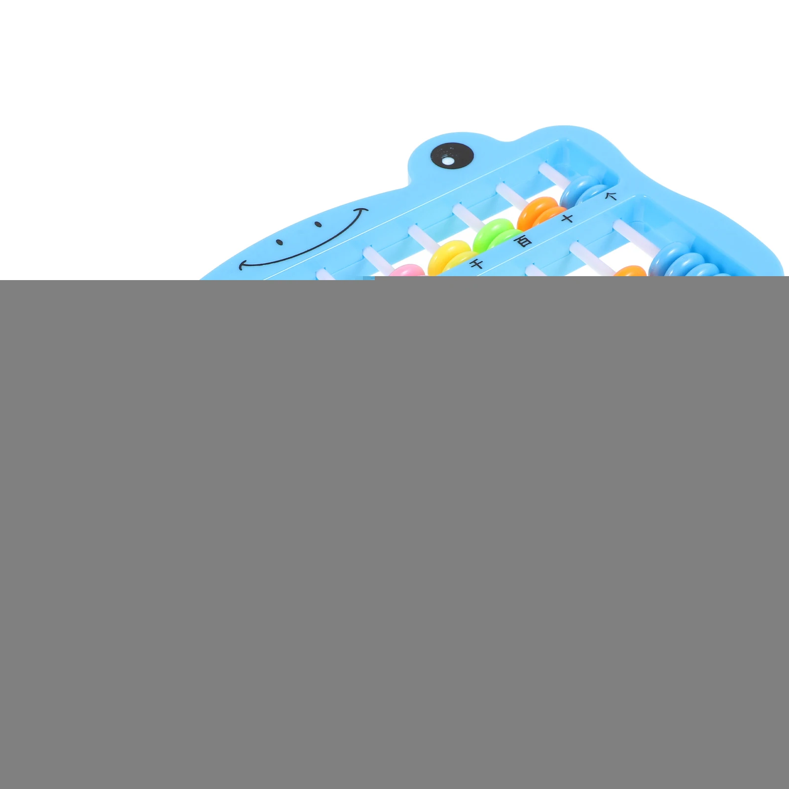 Abaco matematico Contatore Sette Perline Strumento didattico in plastica per bambini Giocattolo aritmetico Aiuto per l'apprendimento della matematica Leggero portatile