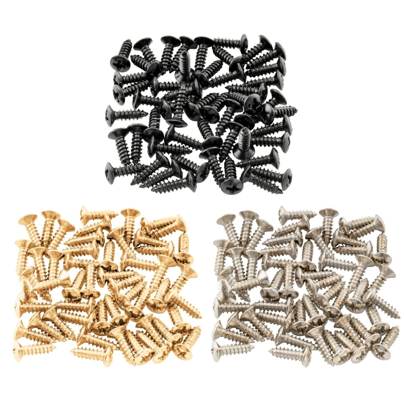 

Versatile and Sturdy Mounting Electric Guitar Bass Pickguard Screws 3x12mm Dropship