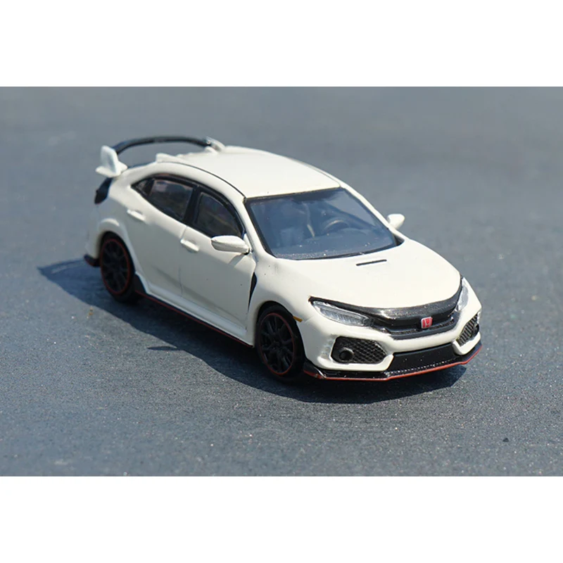 Diecast 1:64 Scale Type R FK8 Civic Vehicle Alloy Car Model Toy Collectible Ornament Toys