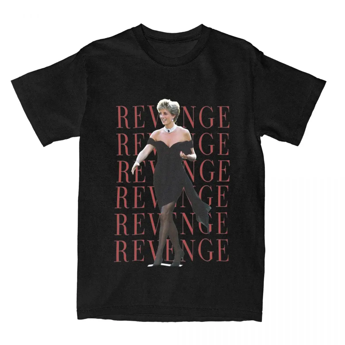 Princess Diana Revenge Dress T Shirts Accessories for Men Women Pure Cotton Funny Tee Shirt Short Sleeve Tops All Seasons