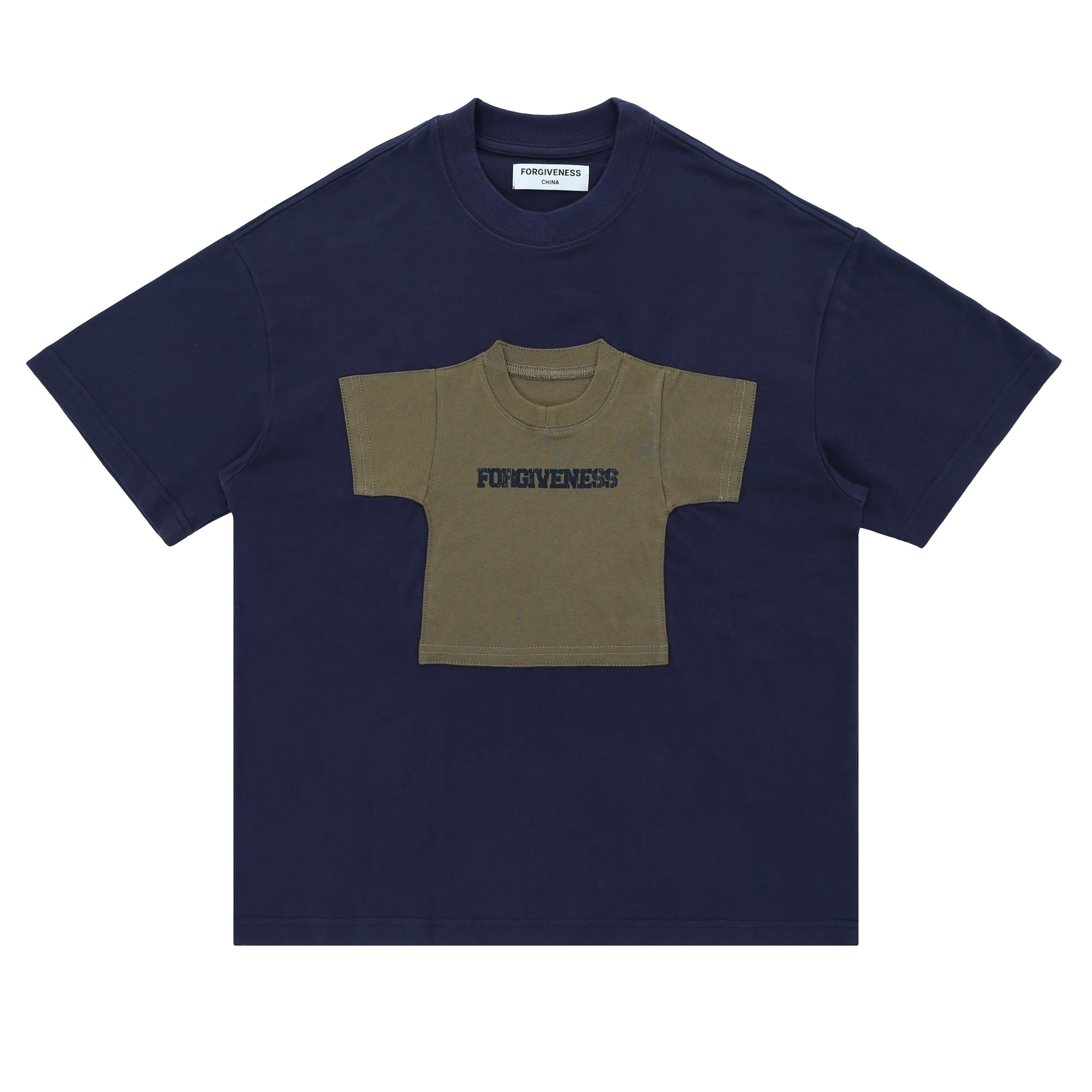 Summer Cotton Short Sleeve  Men Casual T-shirt Printed Shirt Fashion Tee