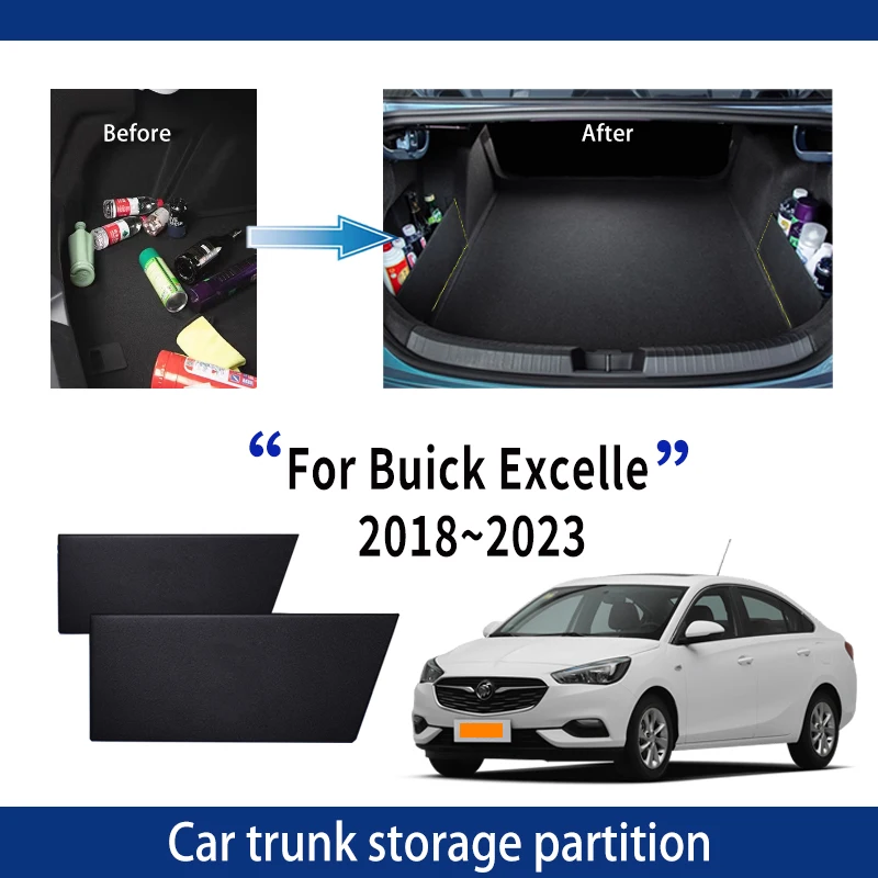 

For Buick Excelle 2018~2023 2019 2020 2021 2022 Car Trunk Storage Partition Multifunction Storage Box Auto Interior Accessories