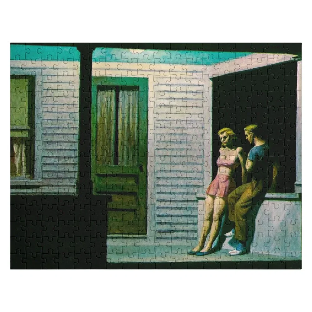 

Summer evening by Edward Hopper Jigsaw Puzzle Custom Jigsaw Customizeds For Kids Puzzle