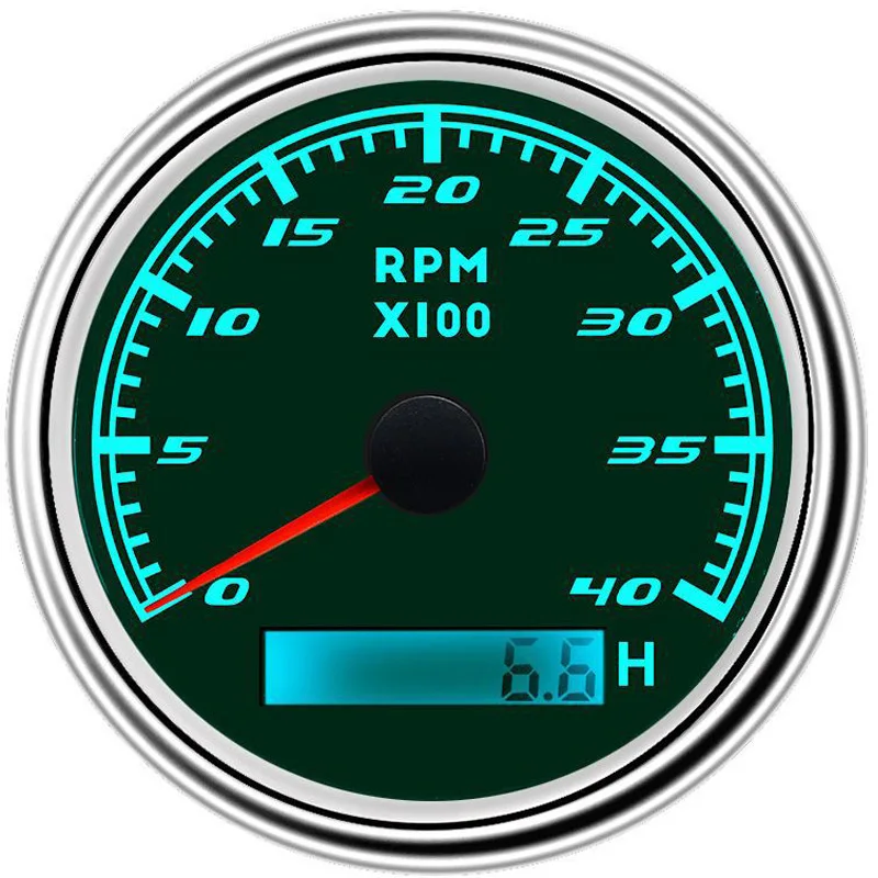 

Тахометры приборной панели 0-4000 об/мин, 85 мм, измерители революции с 7 видами подсветки для автомобиля, лодки, грузовика, яхты, сосудов, двигателя