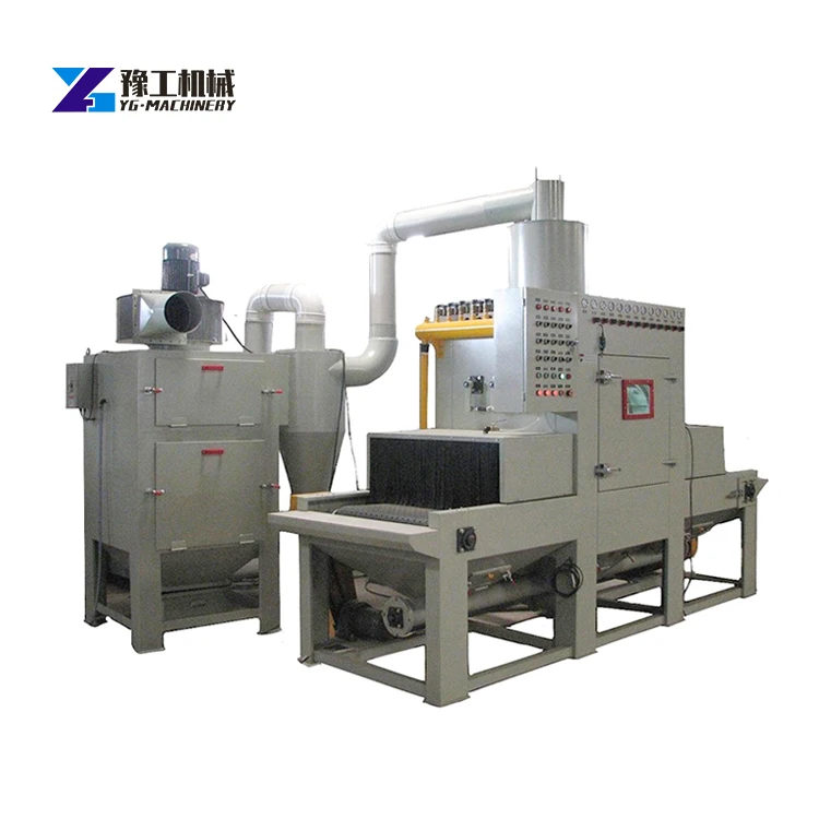 Roller Conveyor Sand Blasting Machine Automatic Blasting Sheet Material Sandblasting Machine