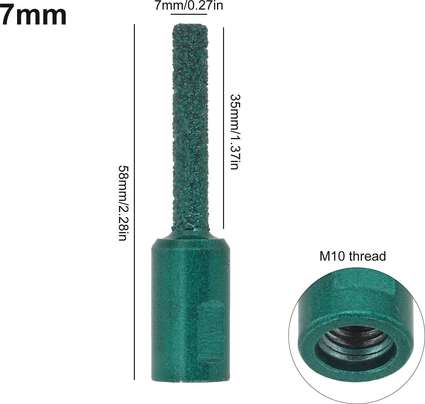 Applications Note Mm Vaccum Brazed For Tile M Thread Straight Router Bit Vaccum Brazed M Thread Porcelain Tile