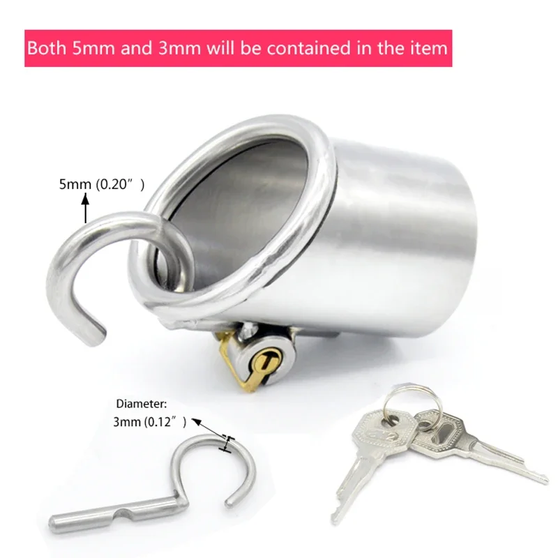 سترة الأنبوب 01 فقط لجهاز PA600 & PA800 من الفولاذ المقاوم للصدأ قفص القضيب مع قفل خفي وحزام العفة A213