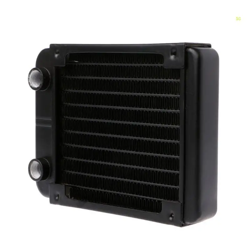 120mm Computer Radiator Water Cooler 10 Tube for 120mm CPU Fan Cooling Heatsink DIY Exchange Dropshipping