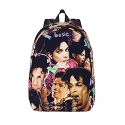 Prince Rogers Nelson Purple Rain Cool Backpack Outdoor Student Work Daypack for Men Women Laptop Computer Canvas Bags