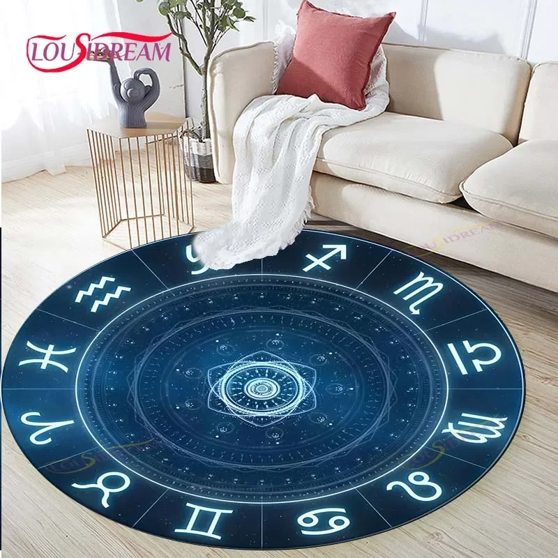 Fashion Clock Dial Round Mat Round Carpet Bathroom Mat Home Decor Living Room Kitchen Rug  Rugs for Bedroom Birthday Gift