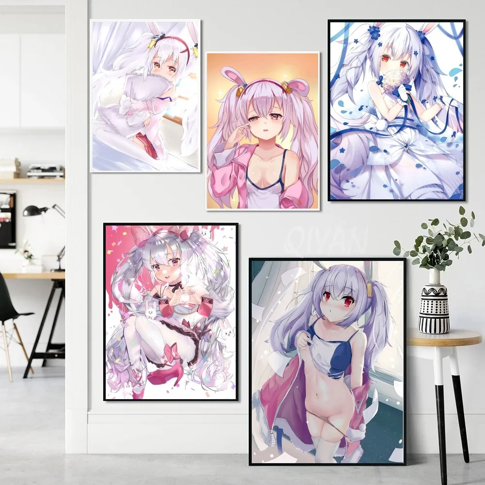 Anime Game Azur Lane Laffey Poster Paper Print Home Living Room Bedroom Entrance Bar Restaurant Cafe Art Painting Decoration