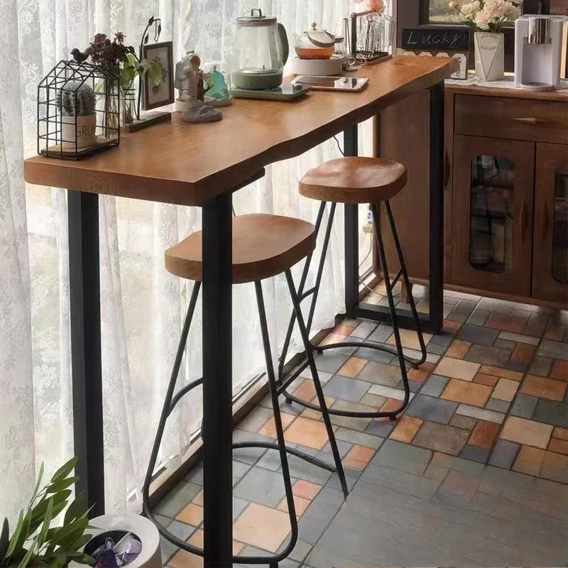 

Counter Bar Home Furniture Table High Restaurant Tables Liquor Standing Modern Kitchen Designer Cocktail Table Wall Accessories