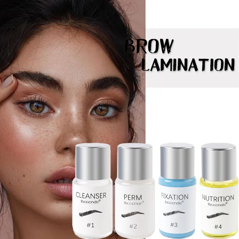 5ml Brow Lamination Set Eyebrow Perm Lotion Eye Brow Lifting Semi-permanet Beauty Salon Tools Brow Lift Perming Nutrition Kit