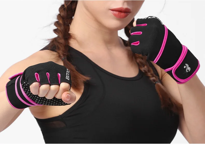 BOODUN-Fitness Gloves Men and Women, Sports Gloves, Wrist Slip, Weightlifting Equipment, Half Finger