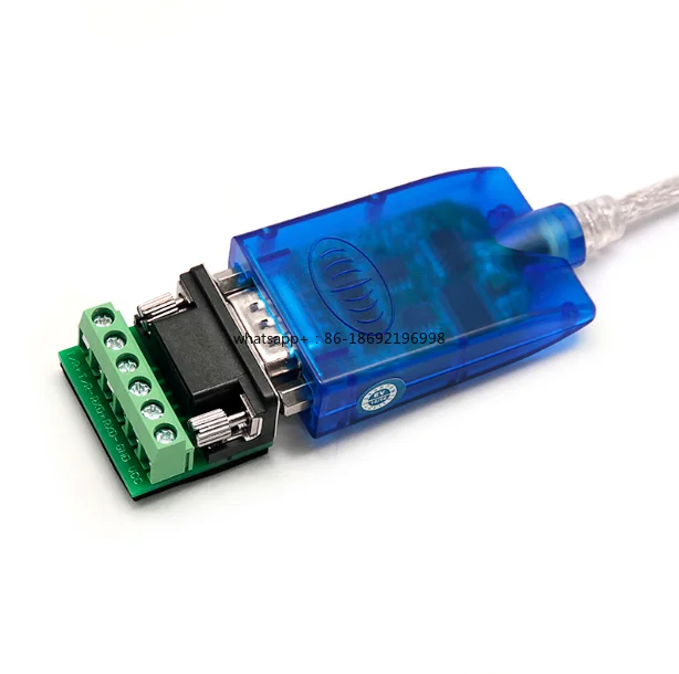 USB to RS485/422 Converter 9-Pin COM Port Serial Cable with Magnetic Ring UT-890A - Data Communication Adapter