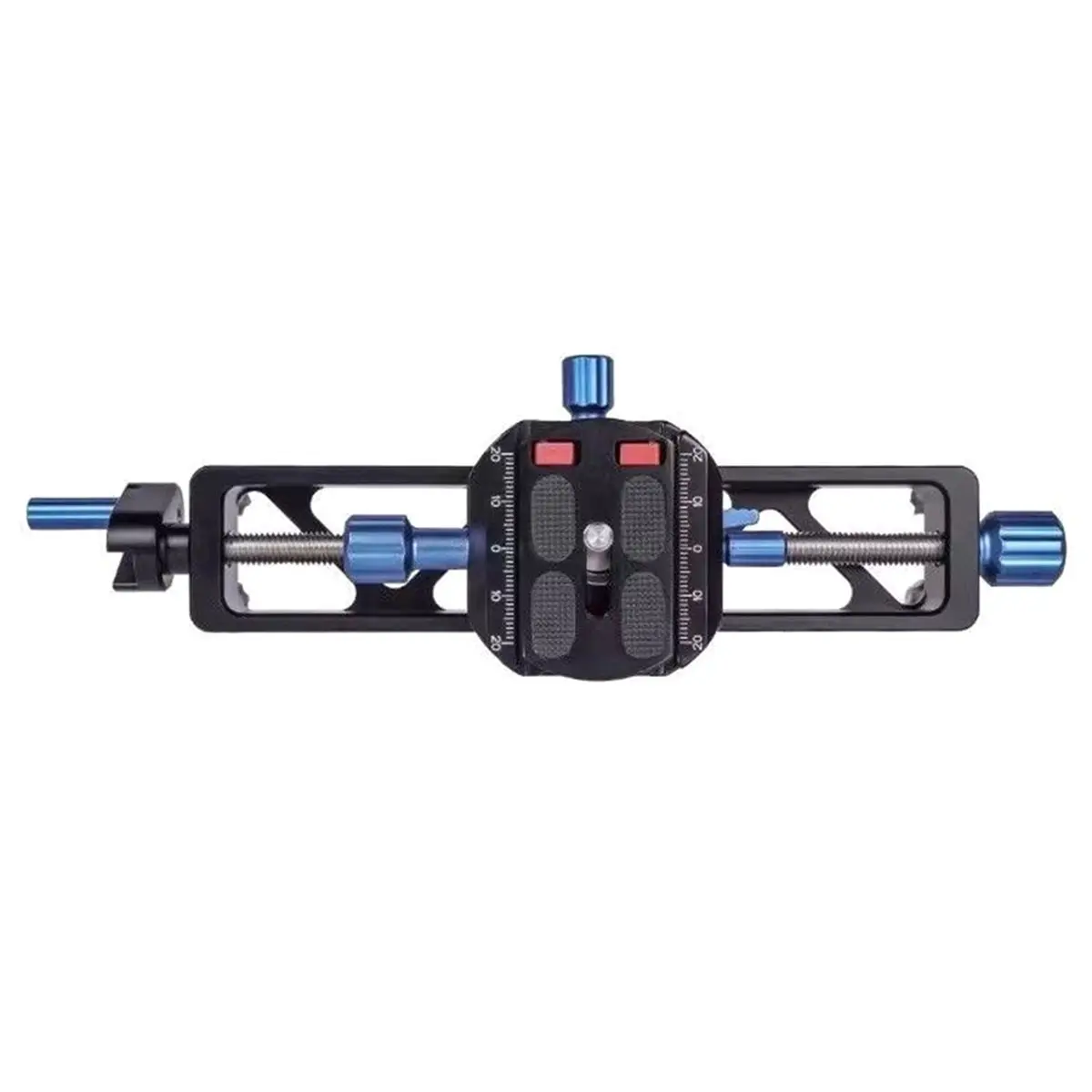 New Electronics MS18 Quick Adjustment Macro Focusing Rail,Macro Gimbal Slider with 360 Degree Rotating Clamp, Max Load Bearing 1