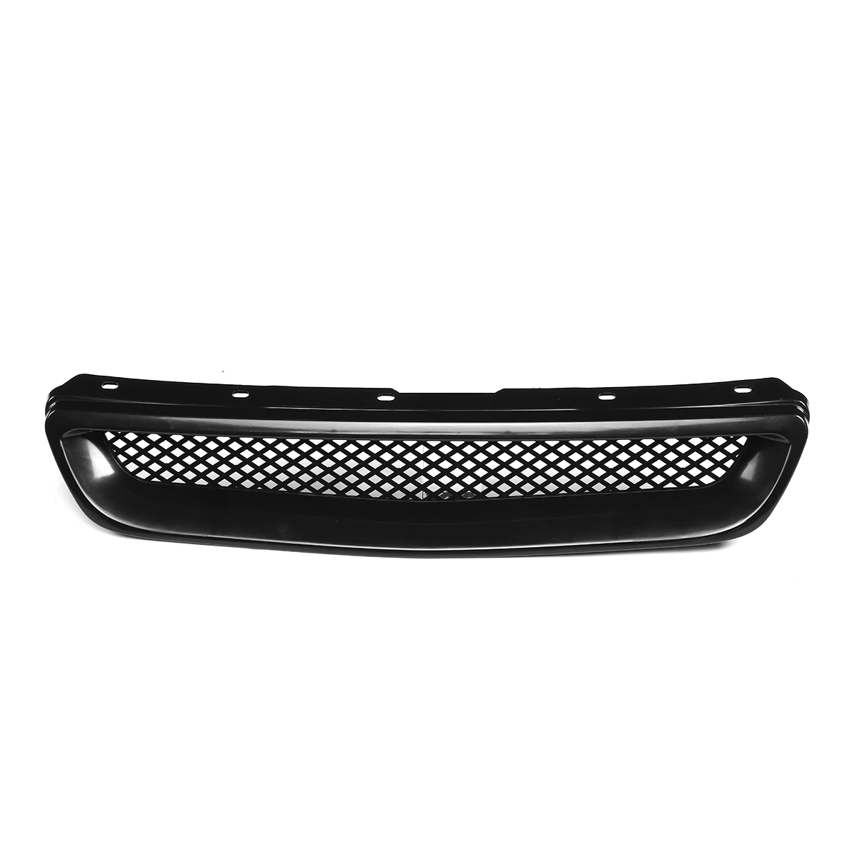 Abs Zwarte Auto Voorbumper Kap Grille Afdekking Bekleding Voor Honda Civic Ek Cx Ex Hx Lx Type R 1996 1997 1998