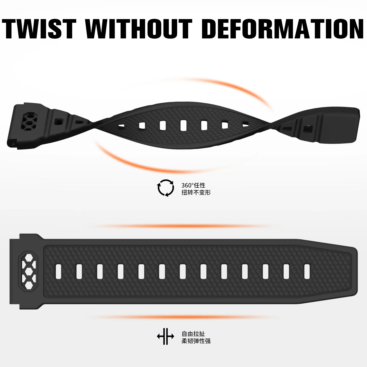 سوار رياضي مطاطي ناعم للرجال ، سوار فاخر ألترا 2 ، 49 ، ساعة أبل 45 ، 44 ، 42 سلسلة ، iWatch 9 ، 8 ، 7 ، 6 ، 5 ، 4