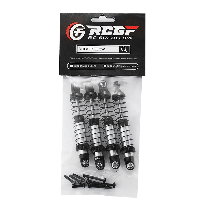 RCGOFOLLOW 1/18 Aluminum Alloy Wear-resistant Front Rear Shock Absorber Rc Front Rear Shock Absorber For UTB18 RC Car Part