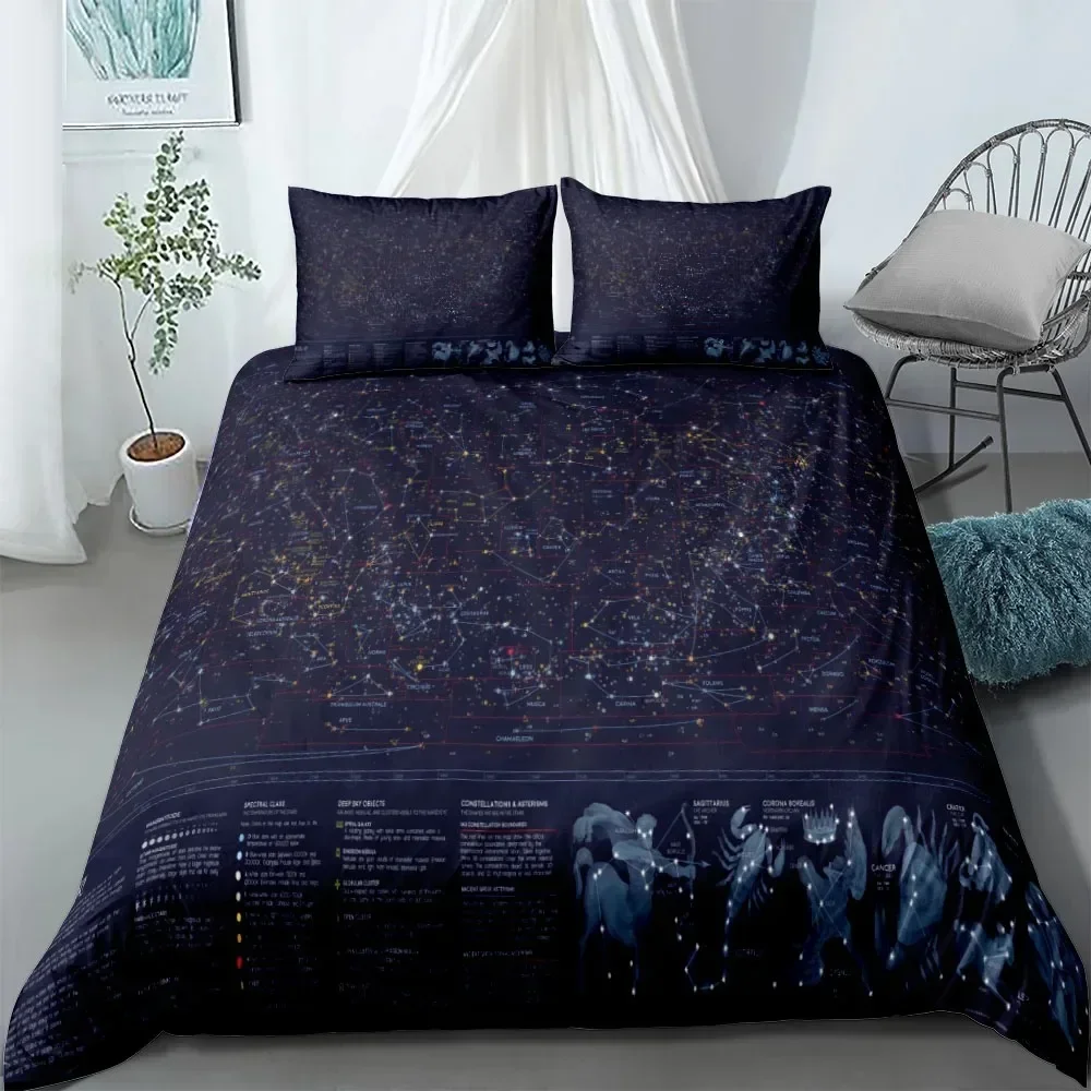 Gothic Bats Black Duvet Cover Set King Queen Double Full Twin Single Size Duvet Cover Pillow Case Bed Fashion Set - view 6