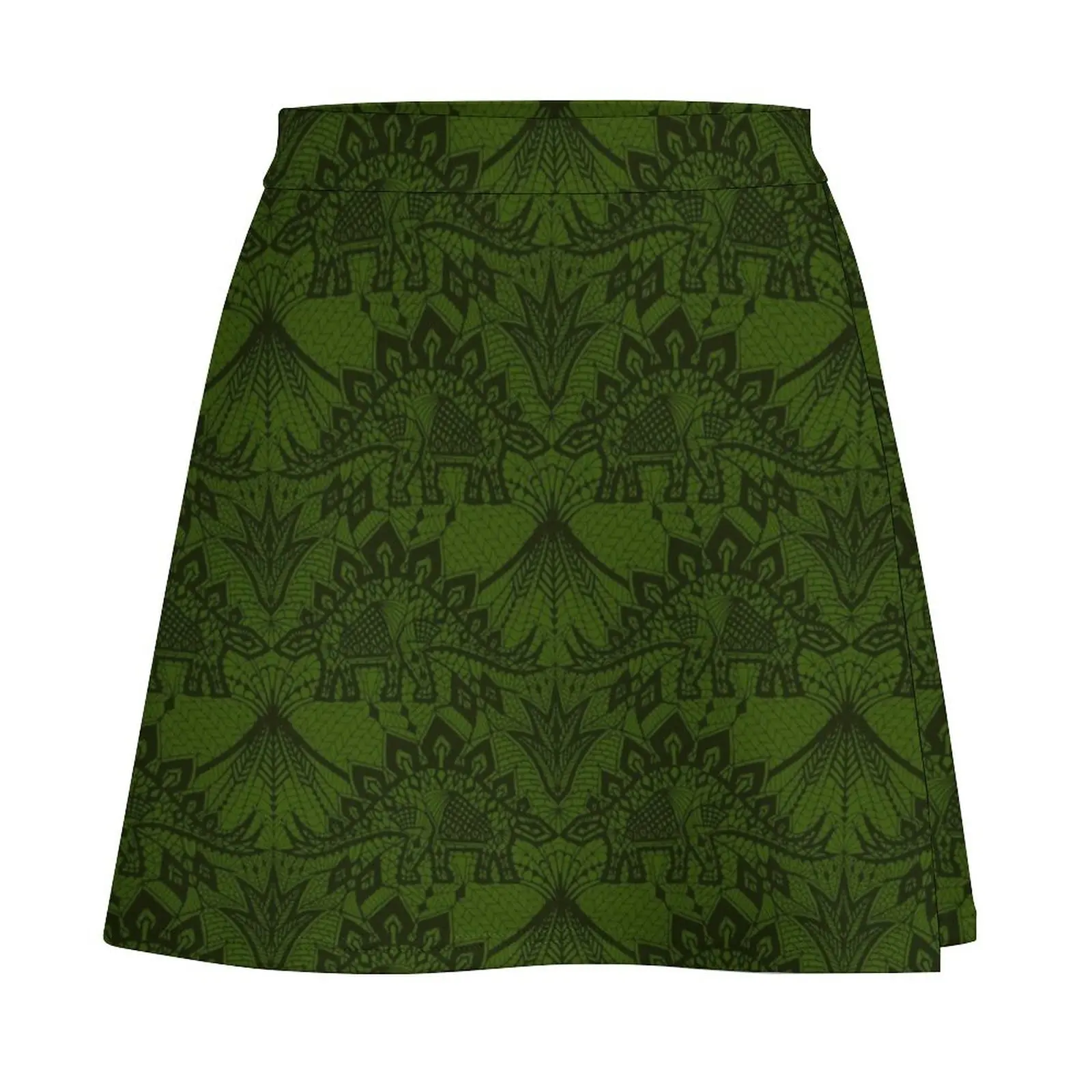 Stegosaurus Lace - Green Mini Skirt cosplay kawaii skirt Mini Skirt