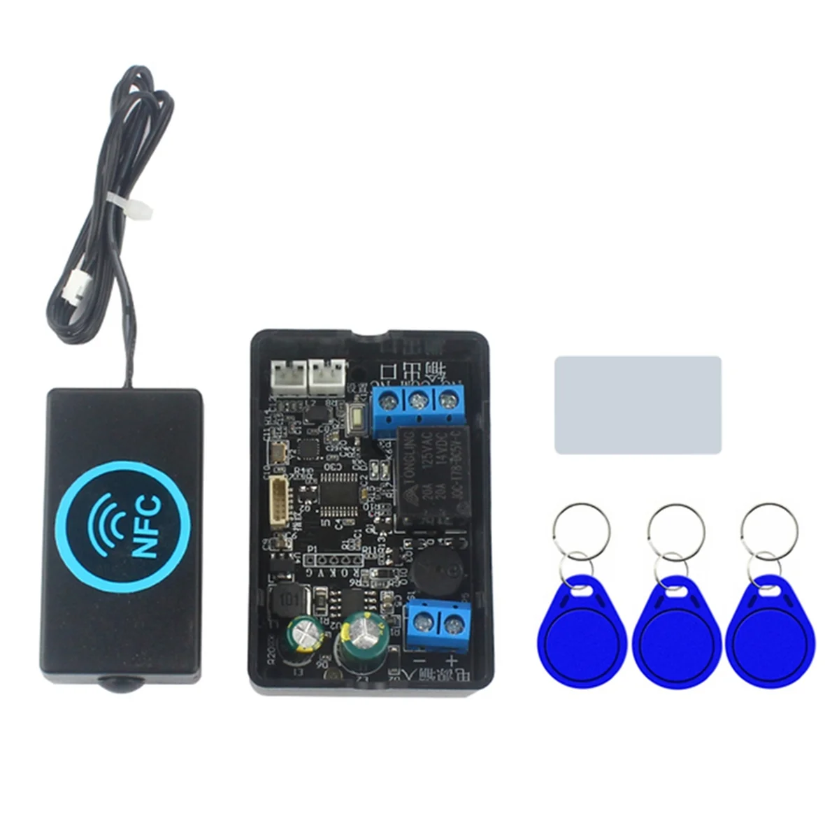 A002 بصمة الوصول تحكم NFC قفل كهربائي التحكم التتابع وحدة IC بطاقة التعريفي التبديل IC و NFC
