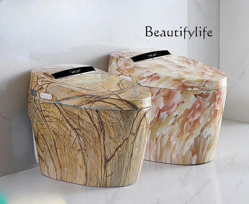 Color smart toilet integrated automatic no water pressure limit electric voice toilet