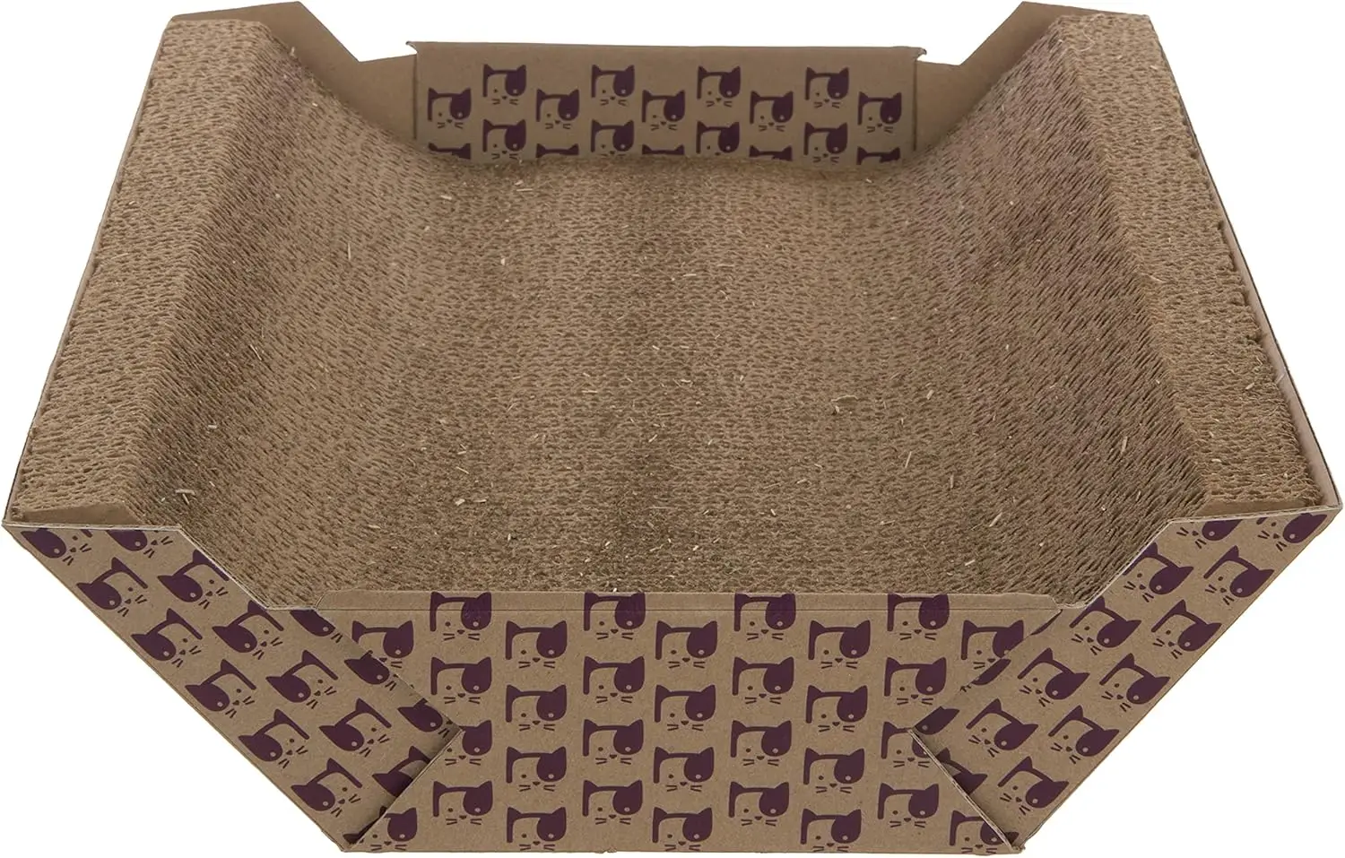 

Супер-лежанка-когтеточка для кошек Super Scratcher Chaise из гофрированного картона, в форме кушетки для расчесывания и комфорта