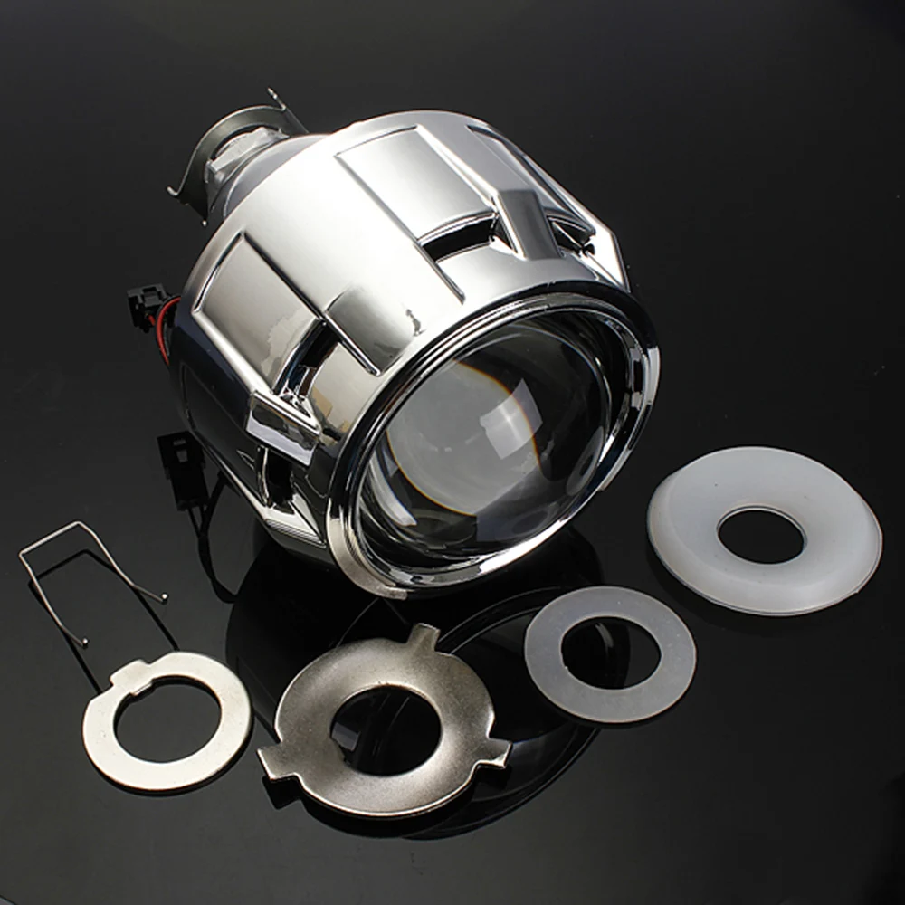 2.5 Inches Mini Bi-xenon Projector Lens Right Hand Drive for H1, H4 and H7 Bulb Right Drive with Screw Car Accessories