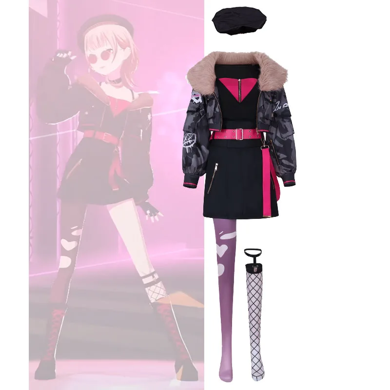 

ULTRA C Azusawa Kohane Cosplay Costume PJSK Vivid BAD SQUAD khn Stage Costumes Project Sekai Colorful Stage! Miku Anime Clothing