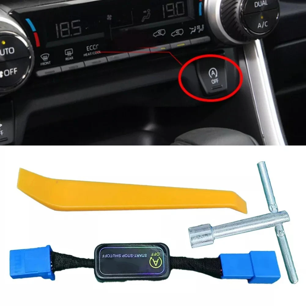 Sleek Black Finish Automatic Engine Shutoff Device for Toyota For RAV4 Series of Years Twenty Twenty to Twenty Twenty Three