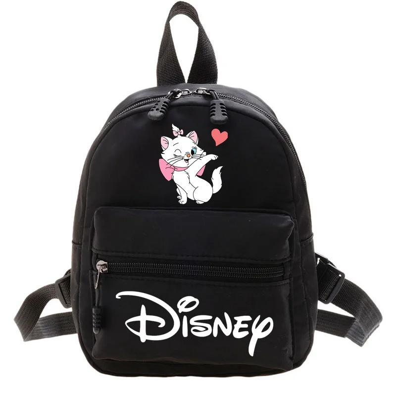 Disney The Aristocats Marie Cat Kids New Cartoon Backpacks Mini Cute Back To School Children Causal School Bag Fashion Backpack